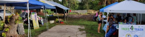 Photo of the Ecology Project during setup