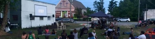 Photo of Wilmington on Fire outdoor screening