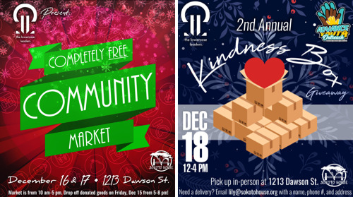 Completely Free Community Market & Kindness Boxes Giveaway